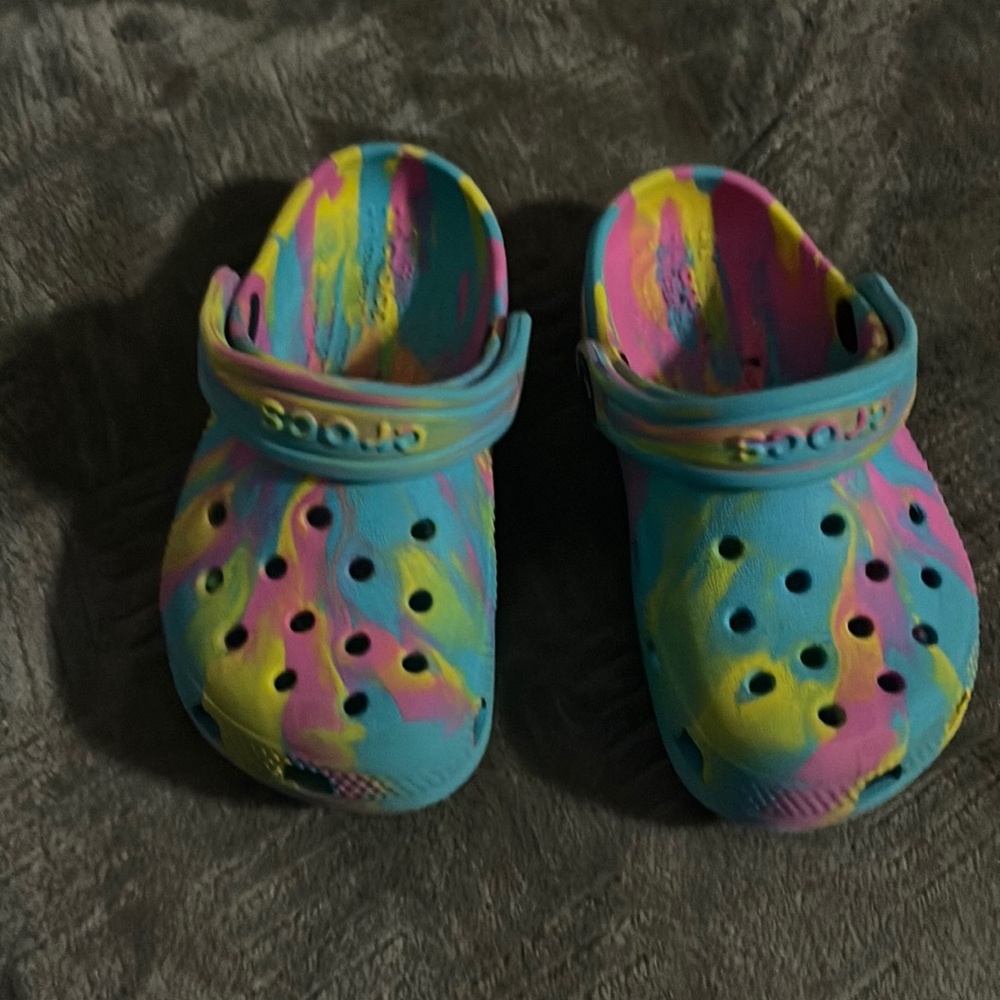 Beautiful colorful crocs